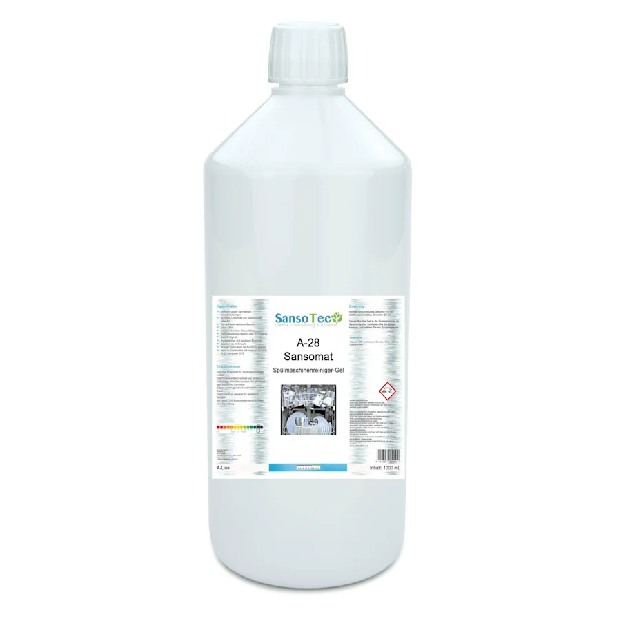 A-28 Sansomat Hochwirksames Spülmaschinen-Gel |