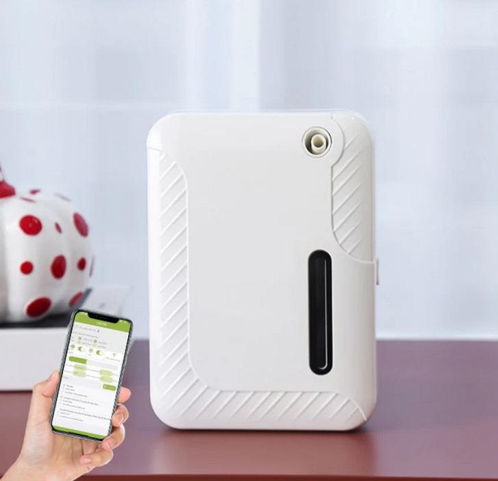 Aroma Diffuser elektrisch für die Wand für große öffentliche Bereiche | Farbe: Weiß Aroma Diffuser elektrisch für die Wand für große öffentliche Bereiche | Farbe: Weiß