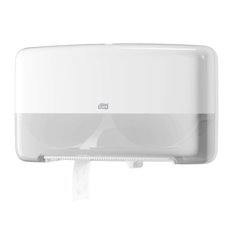 Tork Doppelrollenspender Elevation für Mini Jumbo Toilettenpapier  | Farbe: weiß