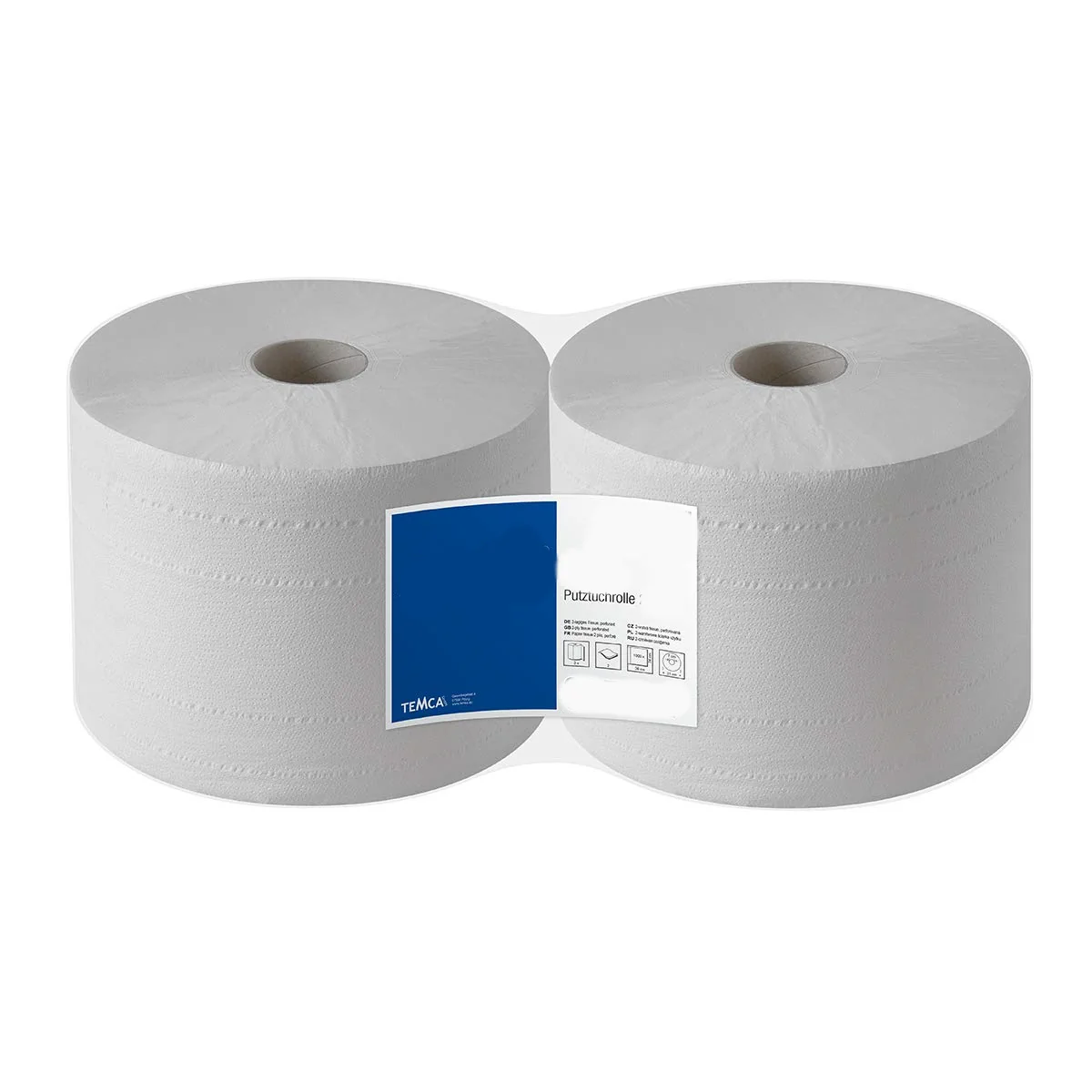 Putztuchrolle 2-lagig, 1500 Blatt, Tagin®PRO 20, weiß | VE = 2 Rollen  Putztuchrolle 2-lagig, 1500 Blatt, Tagin®PRO 20, weiß | VE = 2 Rollen