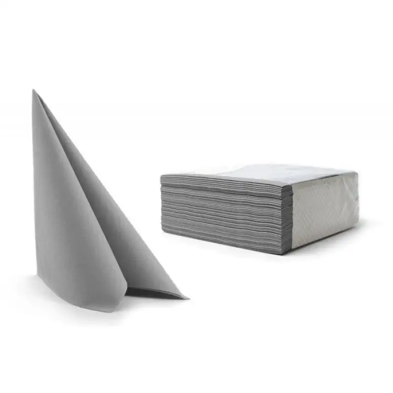 1600 Stück Zelltuch Servietten 40 x 40 cm, 1/4-Faltung, 3-lagig | 1 Karton = 8 x 200 Stück