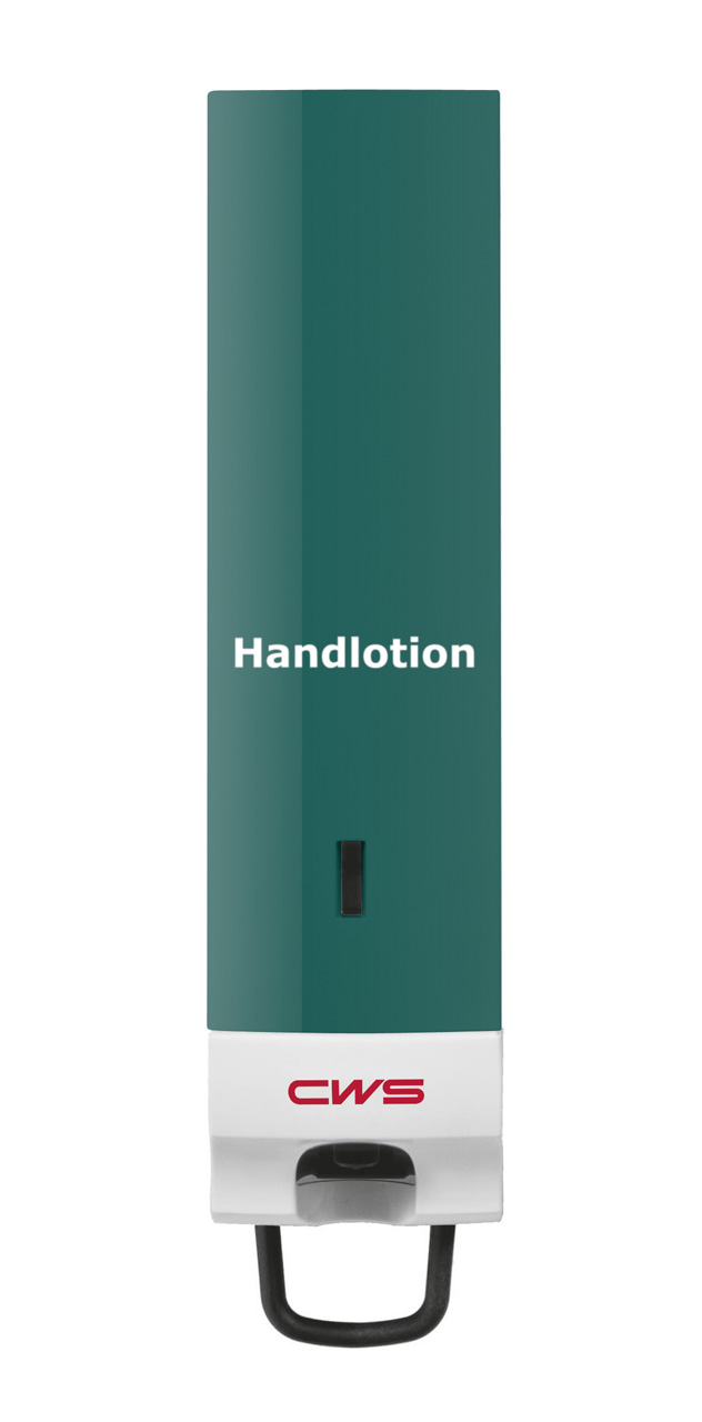 CWS Handlotionspender ParadiseLine Handlotion Slim 500 ml | mit Panel Grün