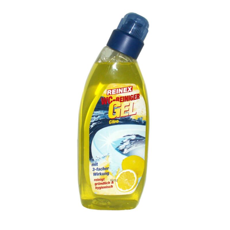 Reinex WC-Reiniger Gel 750 ml Schräghalsflasche | Karton = 12 Flaschen a 750 ml 