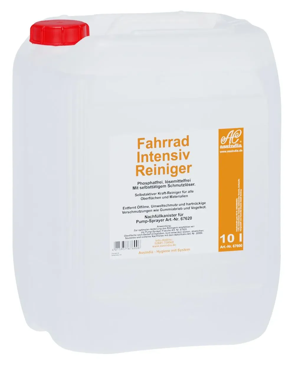 Fahrrad Intensiv Reiniger 10 Liter Kanister