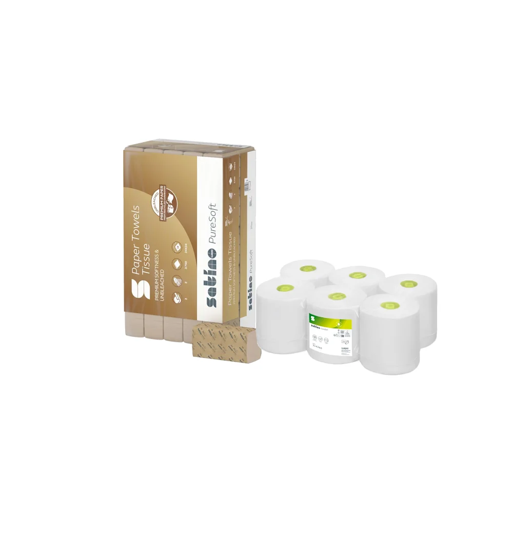 Handtuchpapier Hantuchrollenpapier von Wepa und Satino 