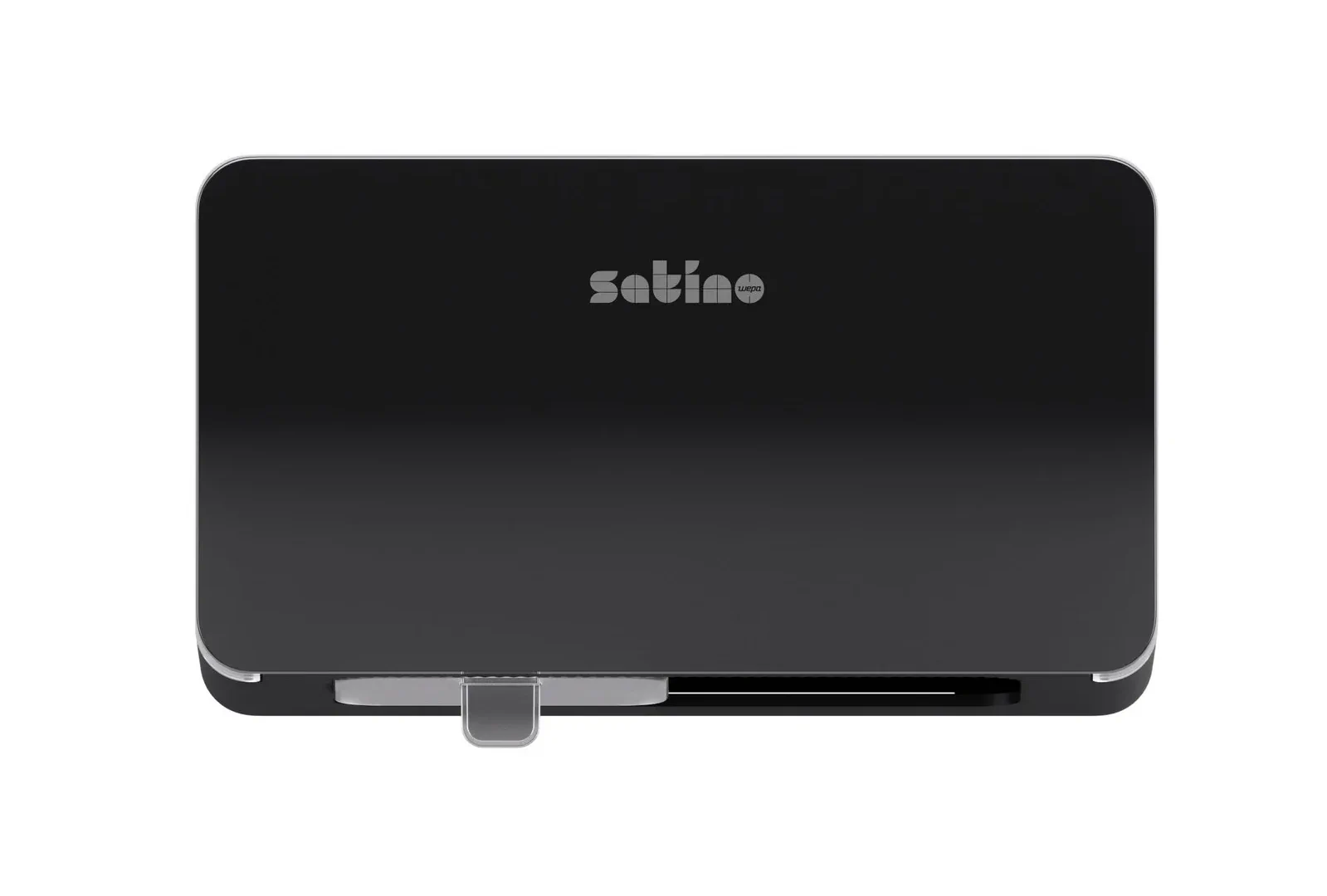 333427 Satino HYGINITY Design doppelrollen-Toilettenpapierspender schwarz