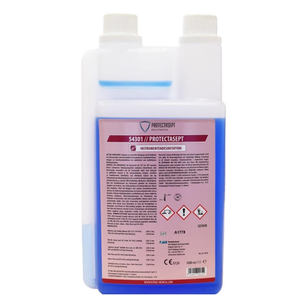 NITRAS PROTECTASEPT Instrumentendesinfektion | 26 X 1 Liter Dosierflasche