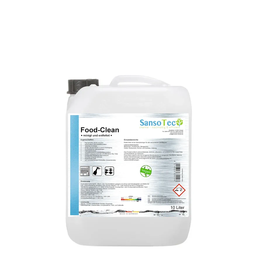 Food-Clean Spezialreiniger für die Lebensmittelindustrie