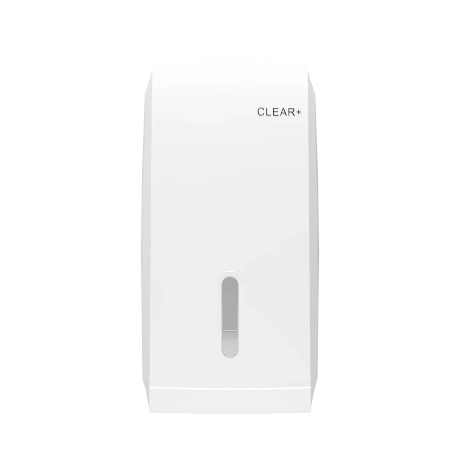 1701515 CWS Clear+ Einzelblatt-Toilettenpapierspender Wei