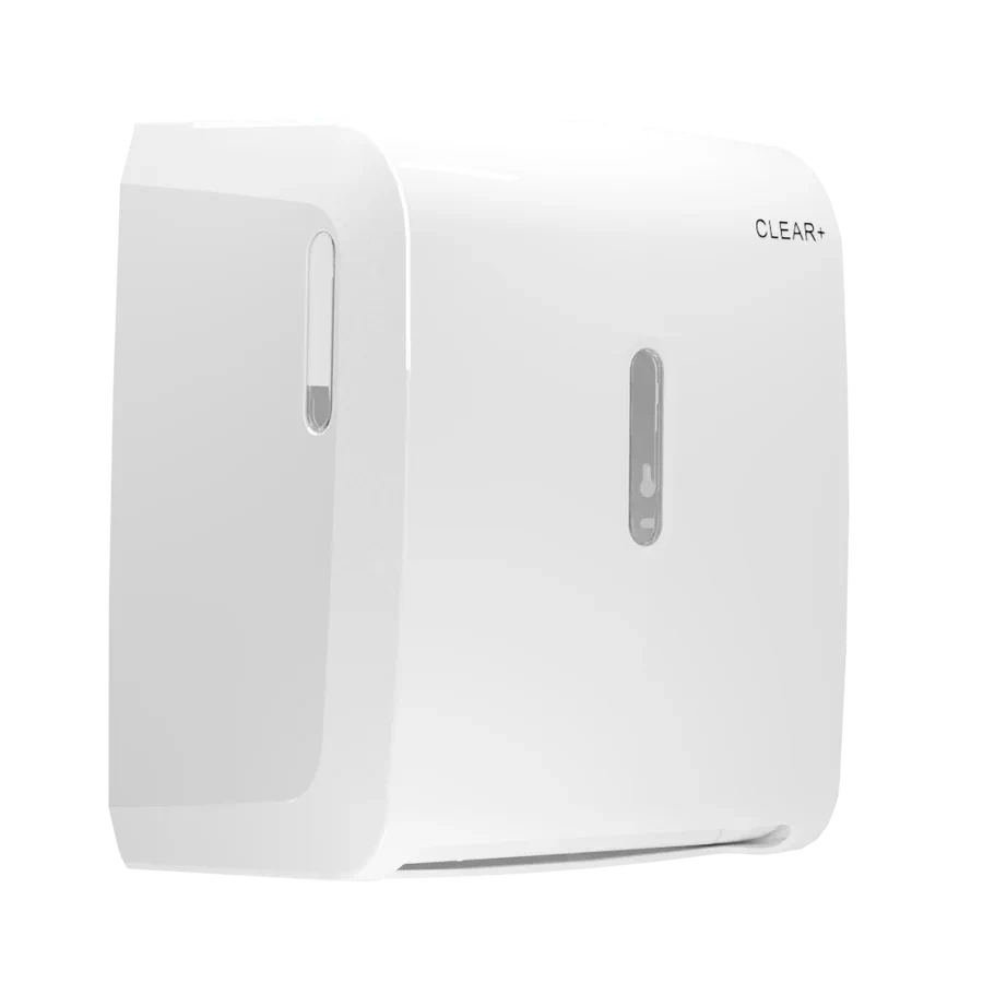 1701517   Clear+ Handtuchrollen-Spender wei