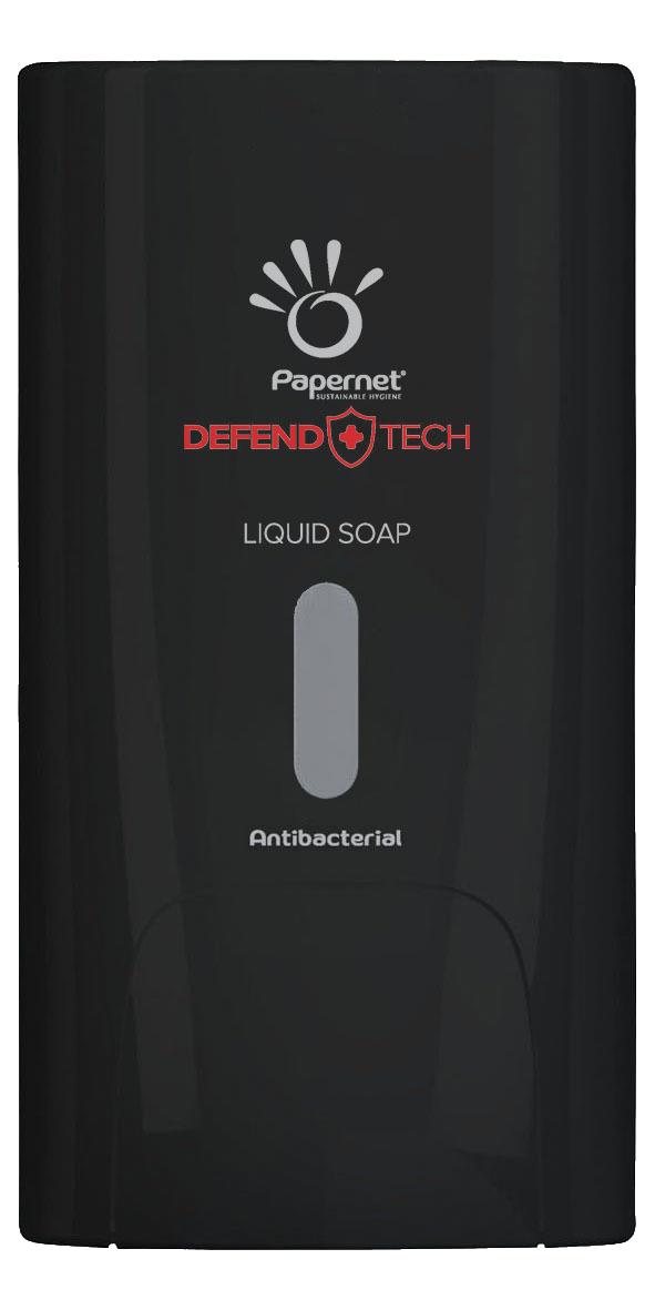 Papernet Seifenspender für Flüssigseife schwarz    Papernet Seifenspender für Flüssigseife schwarz