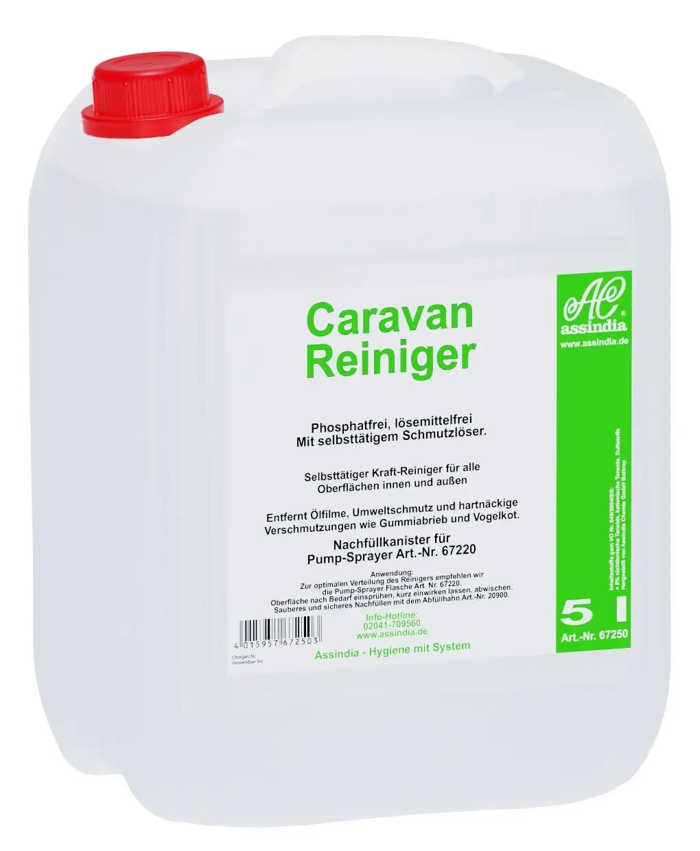 Caravan Intensiv Reiniger  5 Liter Kanister