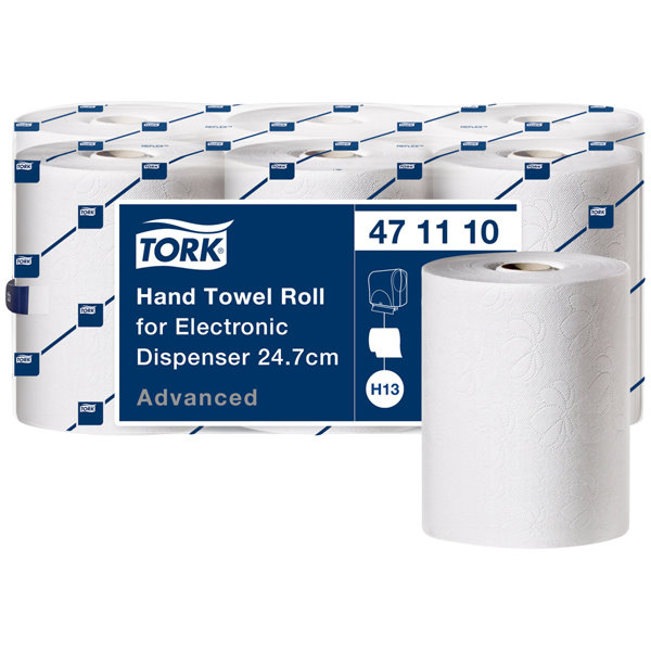 TORK 471110  Advanced Handtuchrolle H13 – 24,7 cm | Karton = 6 Rollen 