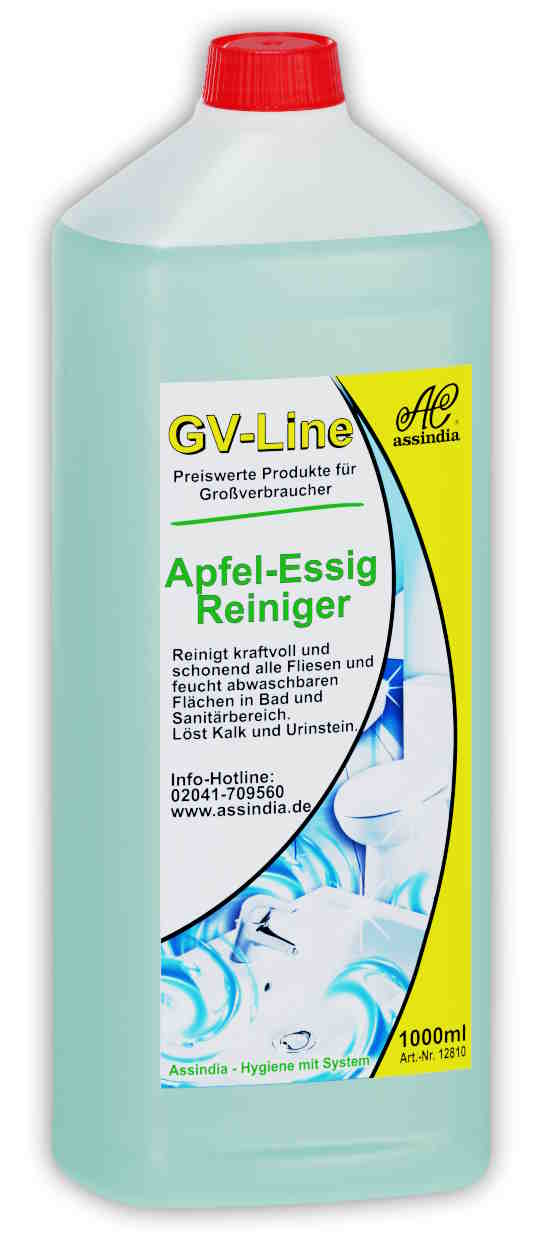 Apfel-Essig-Reiniger Unterhaltsreiniger GV-Line | VE 12 x 1000 ML Flasche