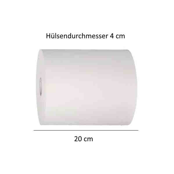 System-Handtuchrollen 20 cm x 140 m, 2-lagig | Karton = 6 Rollen 