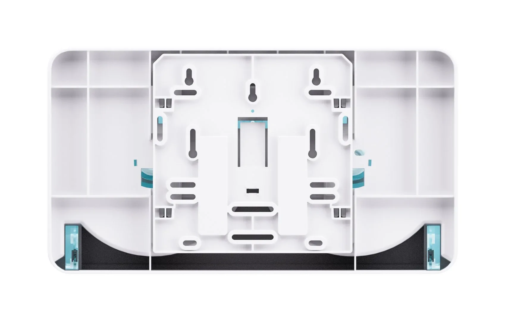 333414 Satino HYGINITY Design Jumbo Doppel-Toilettenpapierspender Centerfeed CF2