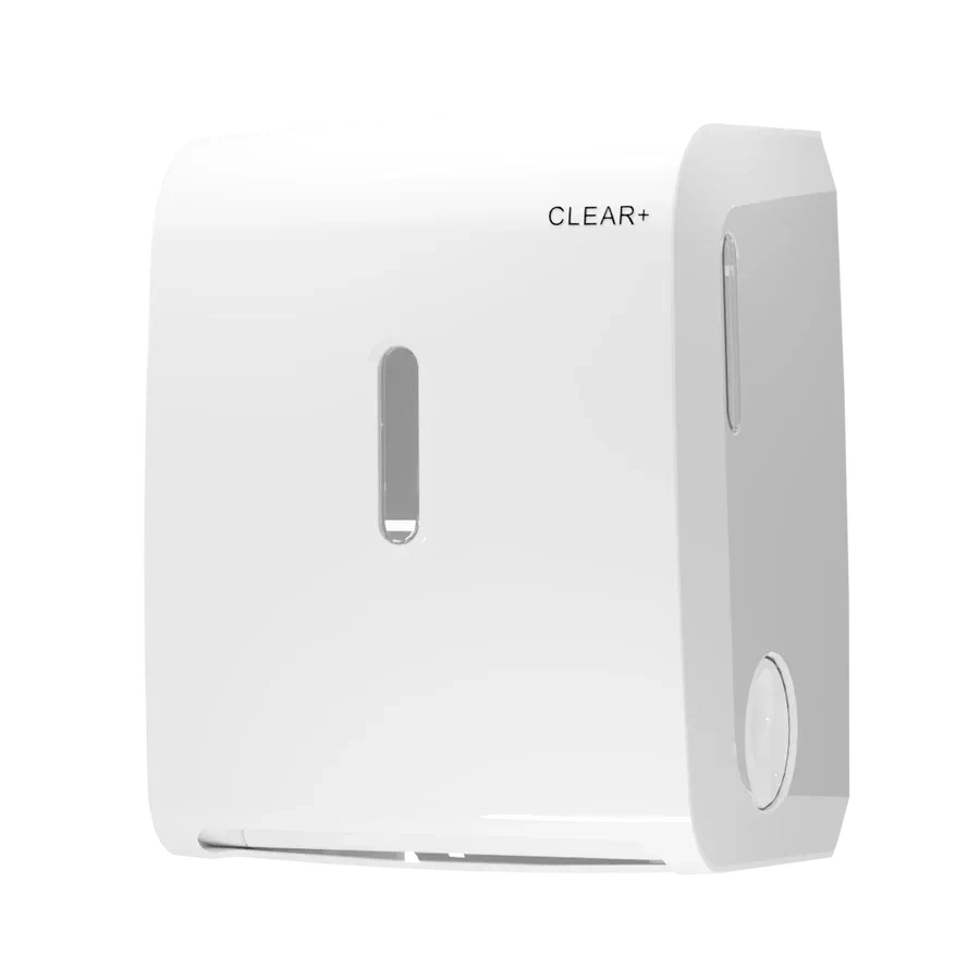 1701517   Clear+ Handtuchrollen-Spender wei