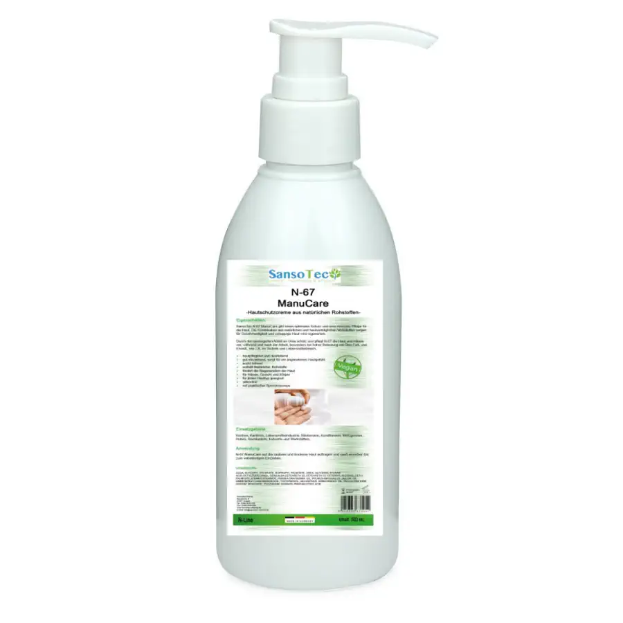 ManuCare Handlotion mit Spenderpumpe N-67 – Hautpflege für Gastronomie & Industrie