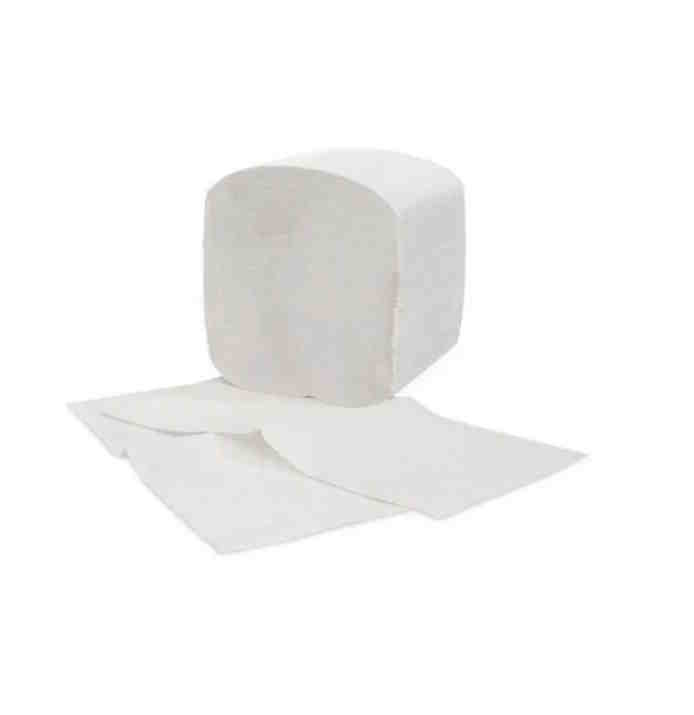 Einzelblatt Toilettenpapier 2-lagig ( Bulk-Pack ) | Karton = 9000 Blatt 