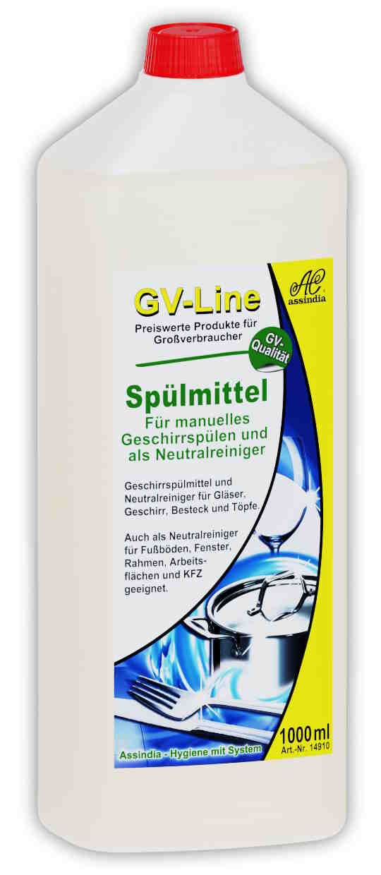 Geschirr-Spülmittel GV Line - Handspülmittel  VE 6 x 1000 ml 