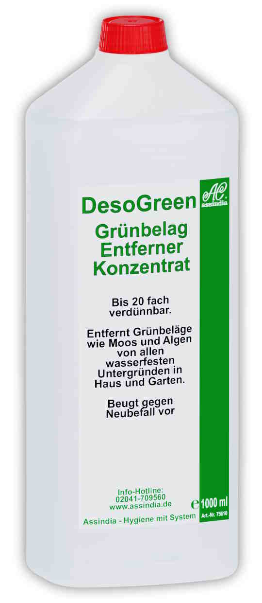 DesoGreen Grünbelagentferner | 1000 ML Flasche 