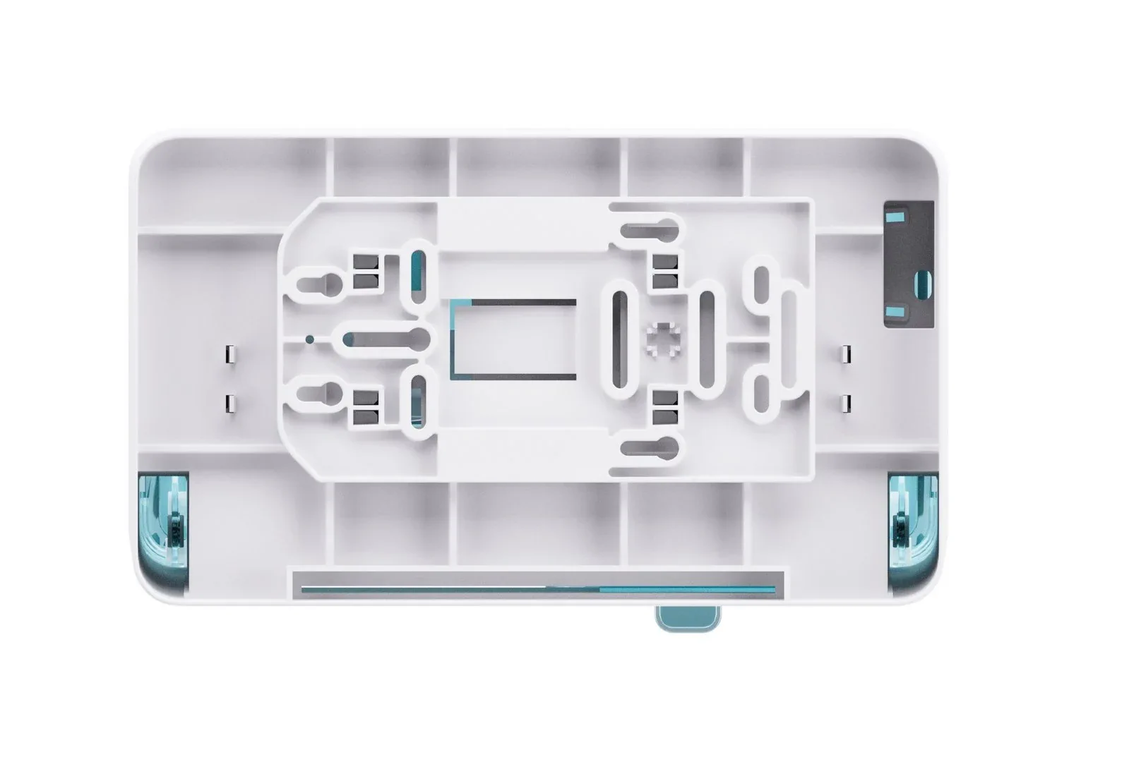 333426 Satino HYGINITY Design doppelrollen-Toilettenpapierspender wei