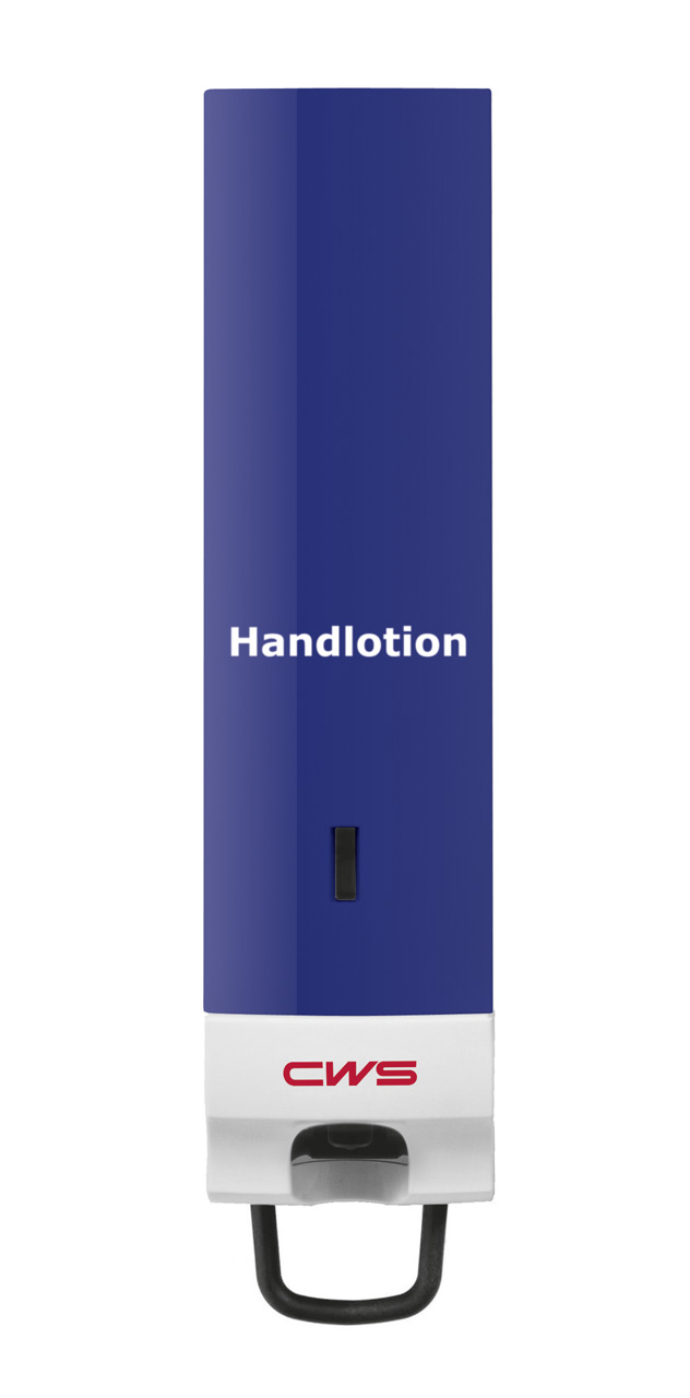 CWS Handlotionspender ParadiseLine Handlotion Slim 500 ml | mit Panel Blau