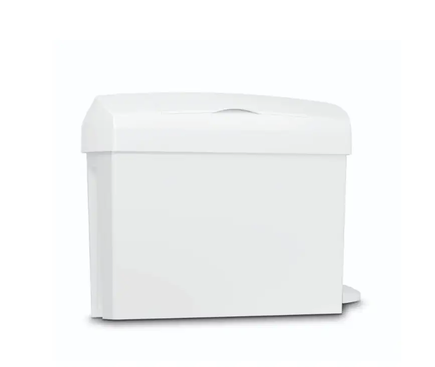 Clear+ Abfallbehälter mit Fußpedal für Hygieneabfälle 15 Liter