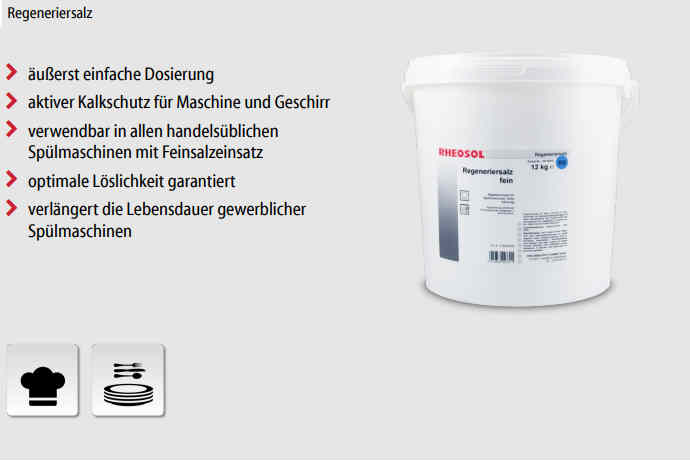 RHEOSOL-Regeneriersalz fein |  Kanister 12 kg 