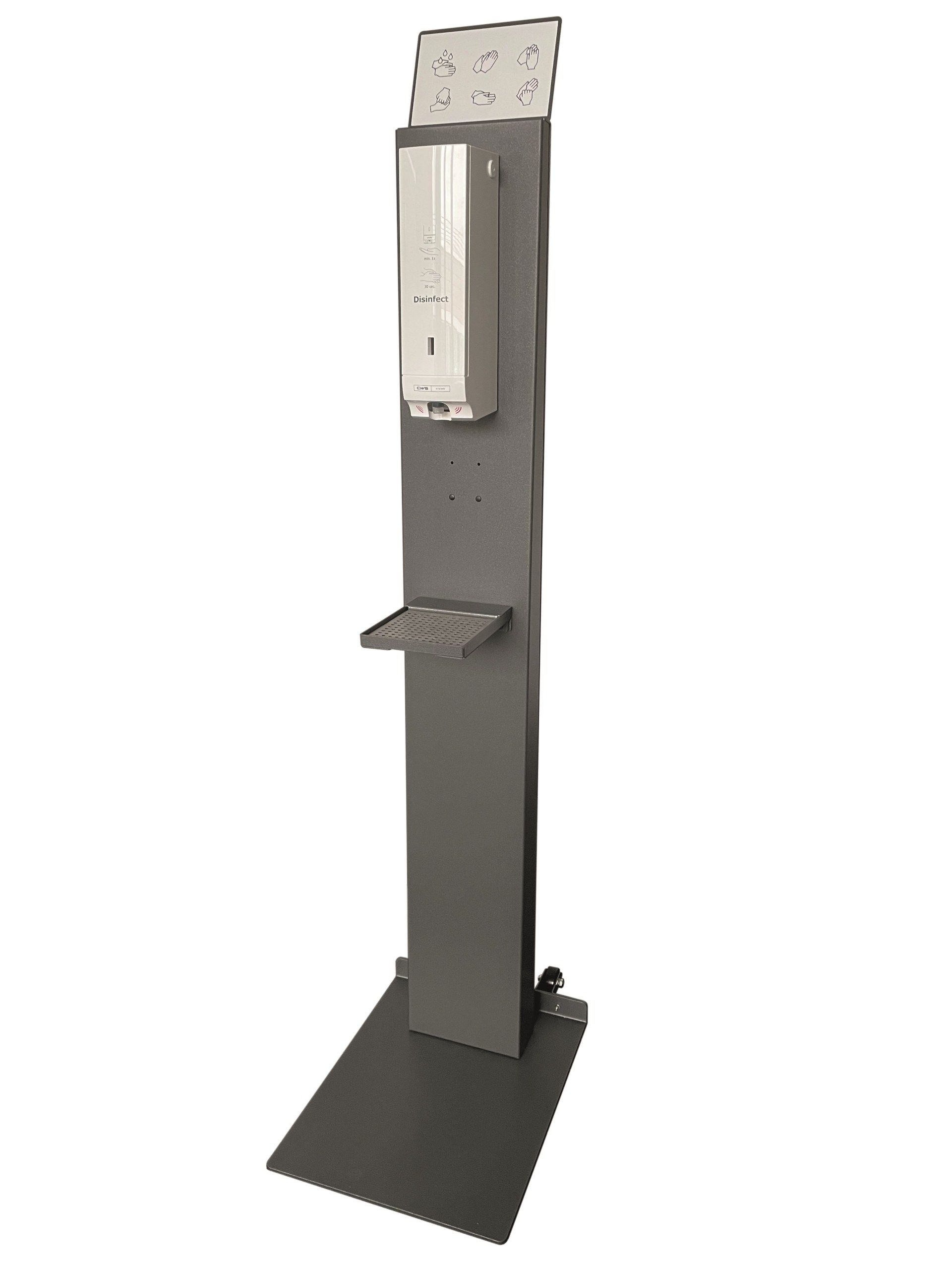 CWS Paradise Disinfect Tower Edelstahl | für Desinfektionsmittelspender  CWS Paradise Disinfect Tower Edelstahl | für Desinfektionsmittelspender