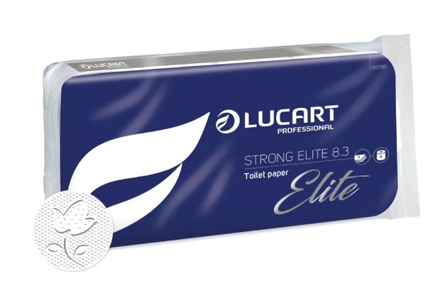 Lucart Strong ELITE 8.3 Toilettenpapier 3-lagig | VE= 72 Rollen   Lucart Strong ELITE 8.3 Toilettenpapier 3-lagig | VE= 72 Rollen