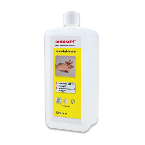 RHEOSEPT Händedesinfektionsmittel  VE = 10 x 1000 ml  RHEOSEPT Händedesinfektionsmittel  VE = 10 x 1000 ml