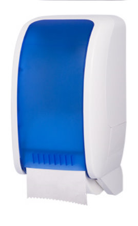 Cosmos Toilettenpapierspender Kunststoff | Farbe: weiß - blau