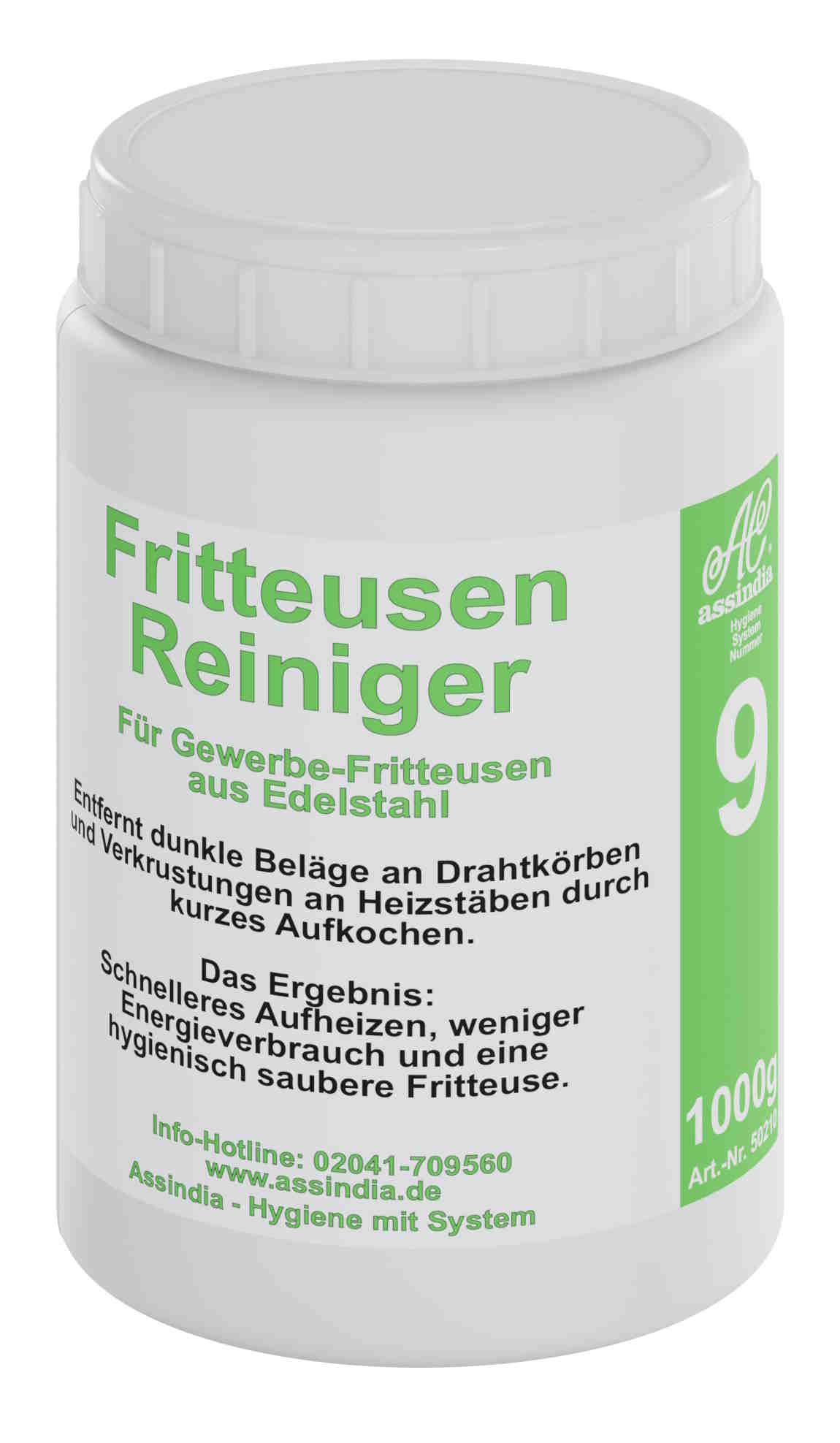 Friteusen-Reiniger Pulver Professional | Schraubflasche 1 Kg