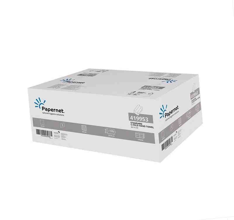 Papernet C-Falz Falthandtücher natur  24,5 x 33 cm  | Karton =  24 x 175 = 4.200 Blatt  Papernet C-Falz Falthandtücher natur  24,5 x 33 cm  | Karton =  24 x 175 = 4.200 Blatt