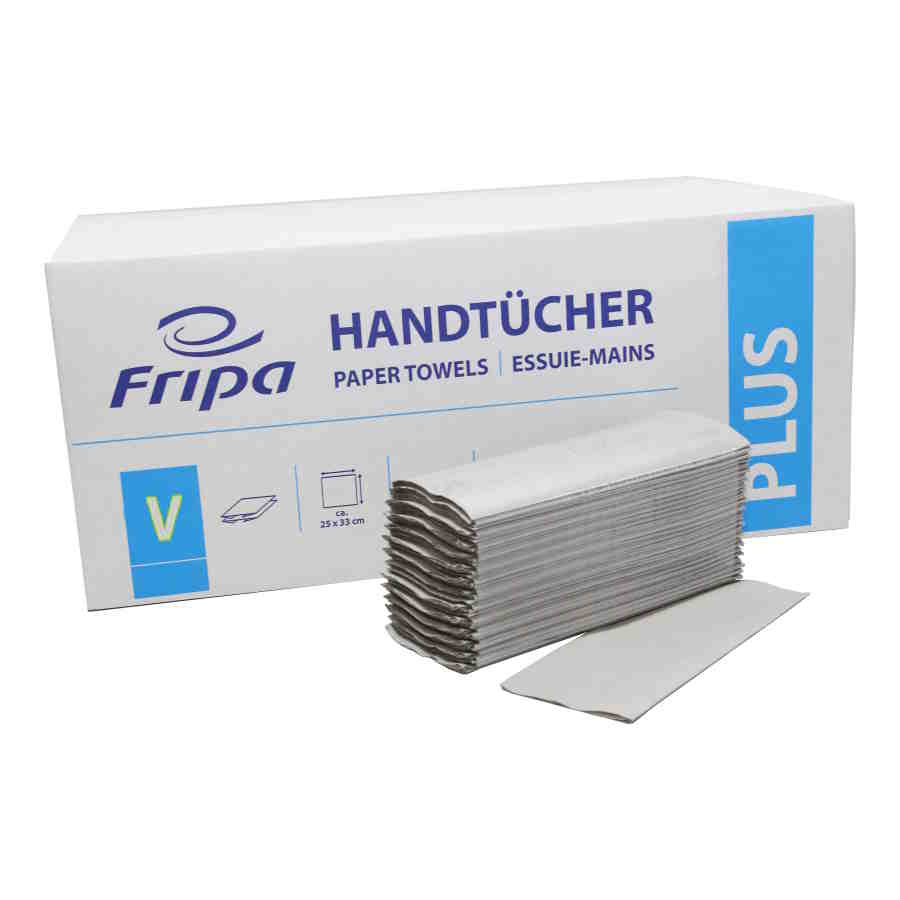 Fripa PLUS Handtücher  weiß 25 x 23cm | Karton = 20 x 250 = 5000