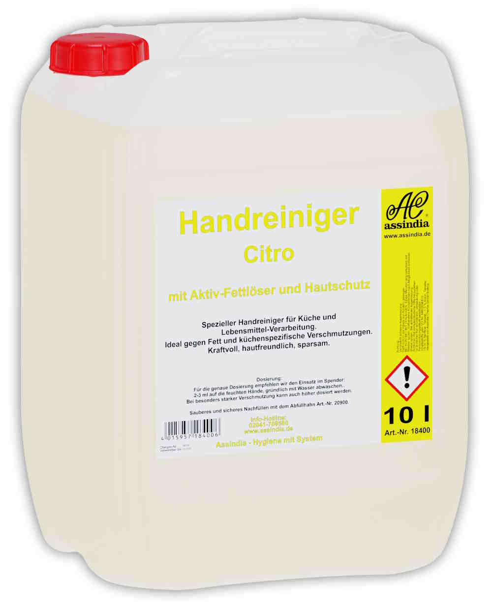 Handreiniger Citro mit Fettlösekraft | 10 Liter Kanister