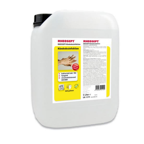 RHEOSEPT-HD universal Händedesinfektionsmittel 5 Liter Kanister