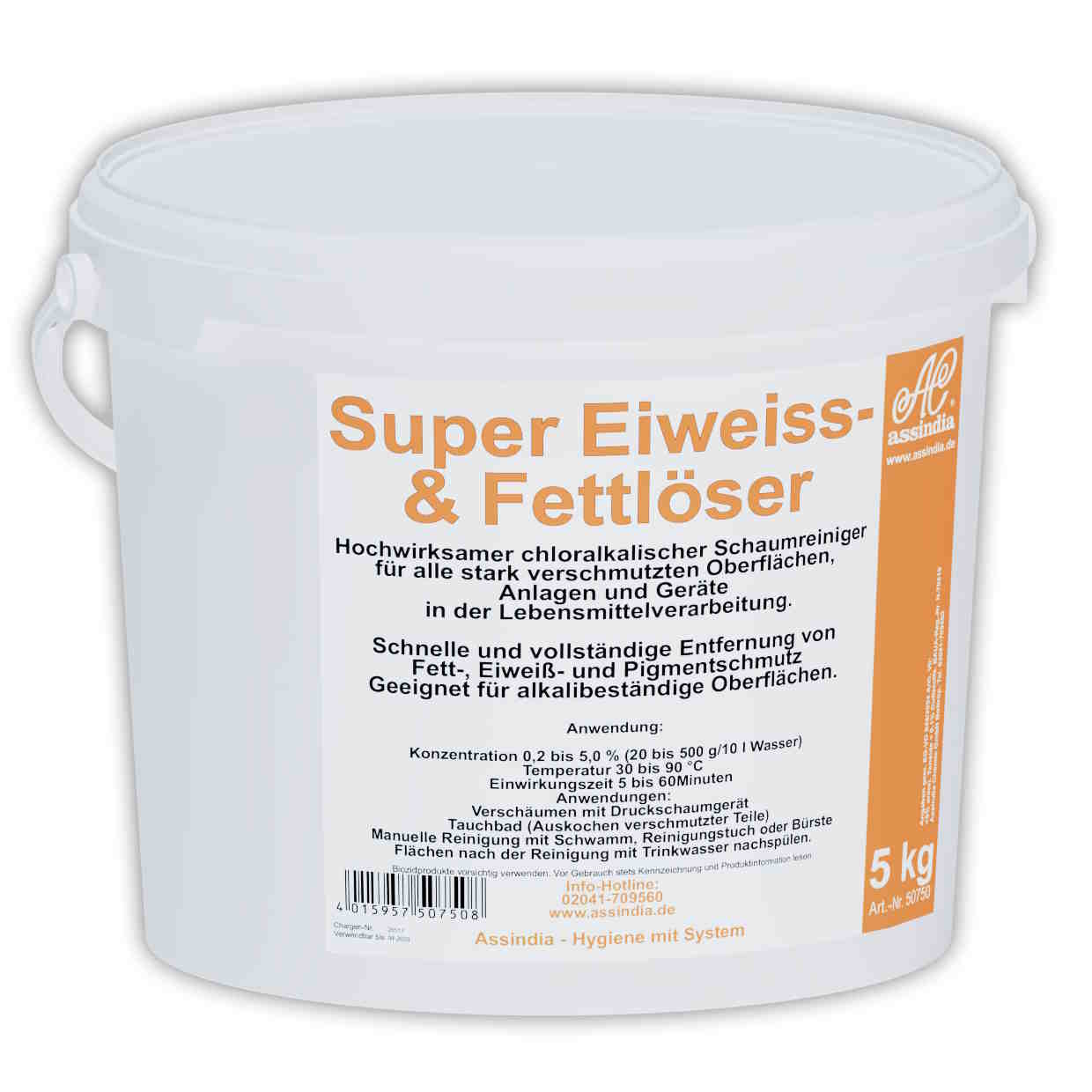  Super Eiweiß- & Fettlöser (alk. Schaumreiniger) 5 kg