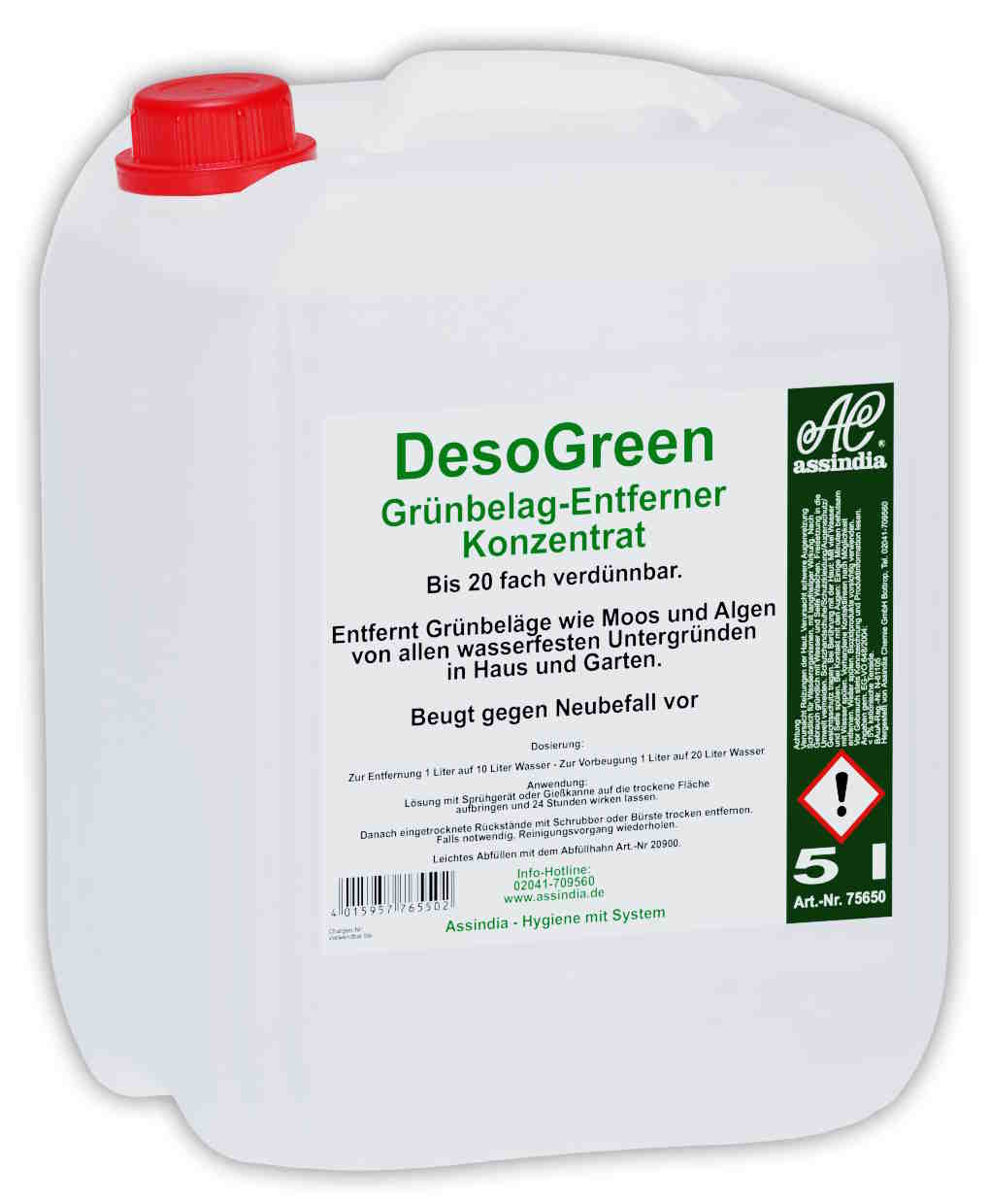 DesoGreen Grünbelagentferner 5l Kanister