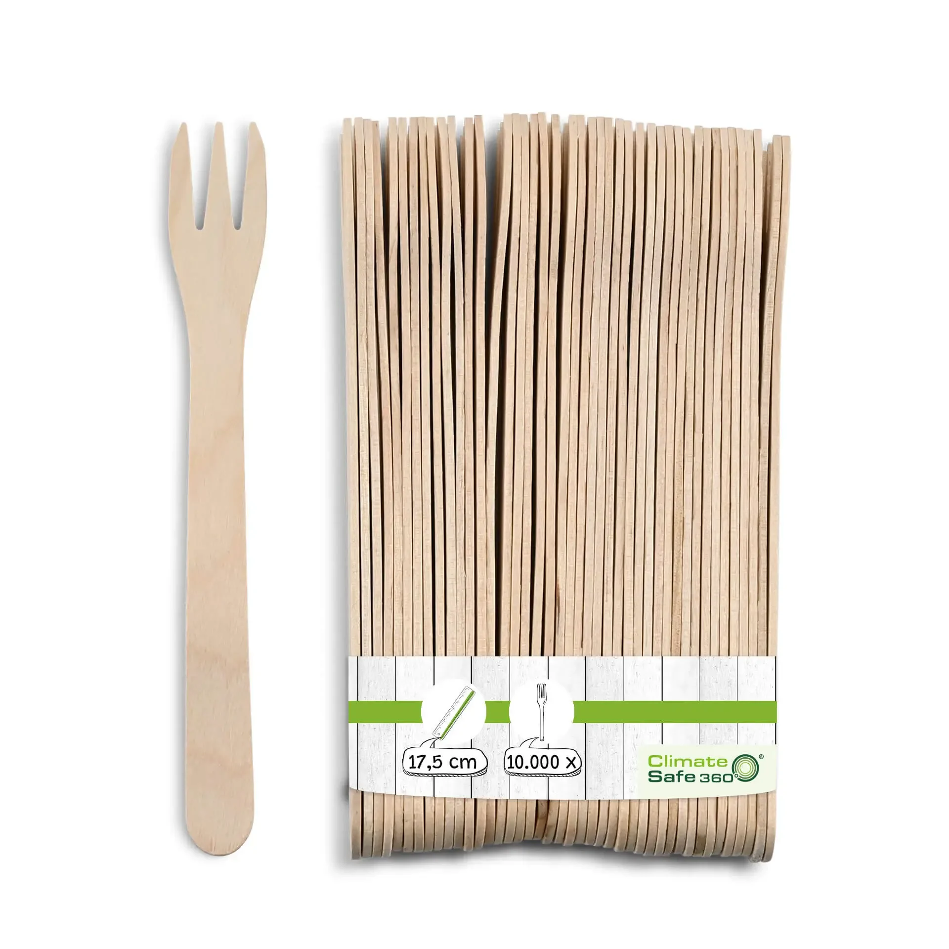 200 Pommesgabeln Aus Birkenholz – Einweg-Holzgabeln, 8,5 Cm, Kompostierbar – Perfekt Für Partys, Picknick & Grillabende