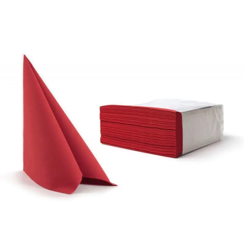 1600 Stück Zelltuch Servietten 40 x 40 cm, 1/4-Faltung, 3-lagig | 1 Karton = 8 x 200 Stück