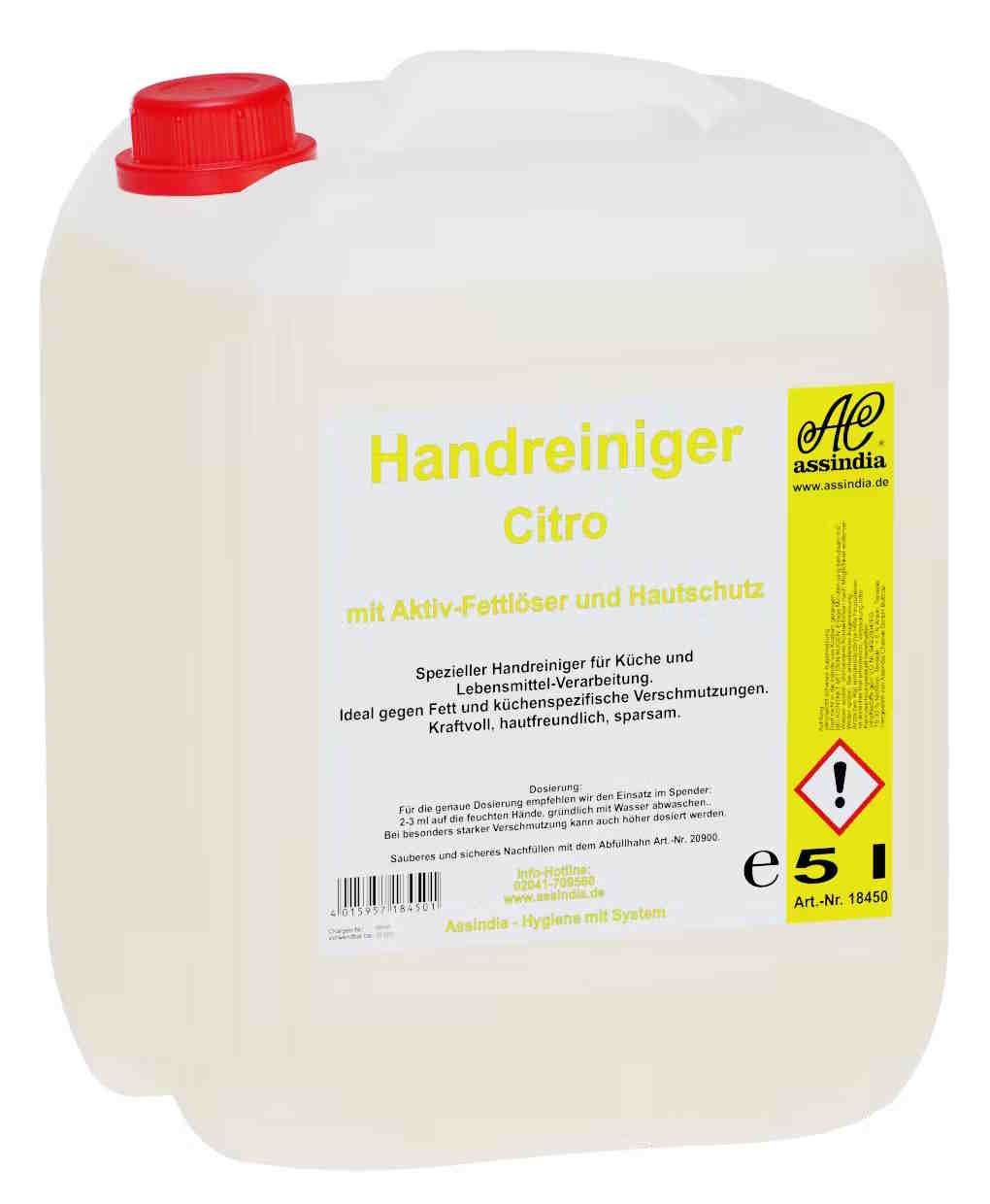 Handreiniger Citro mit Fettlösekraft | 5 Liter Kanister