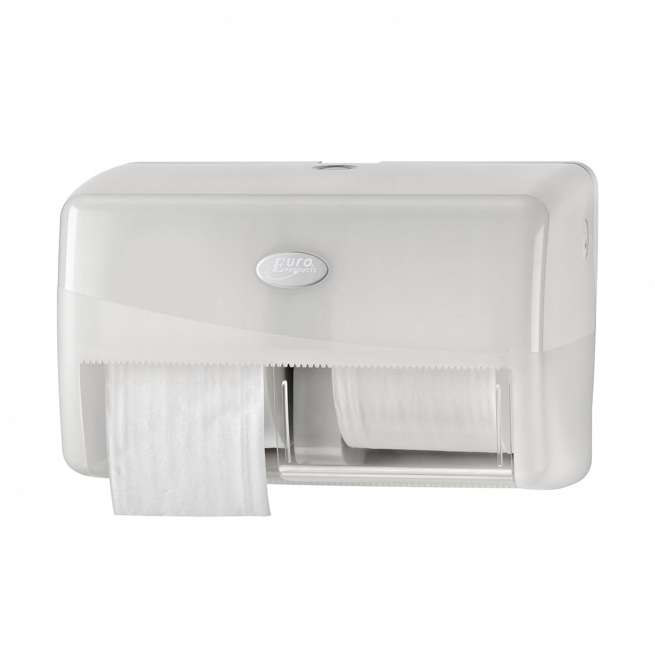 Pearl White  Duo Toilettenpapierspender  für 2 Rollen 