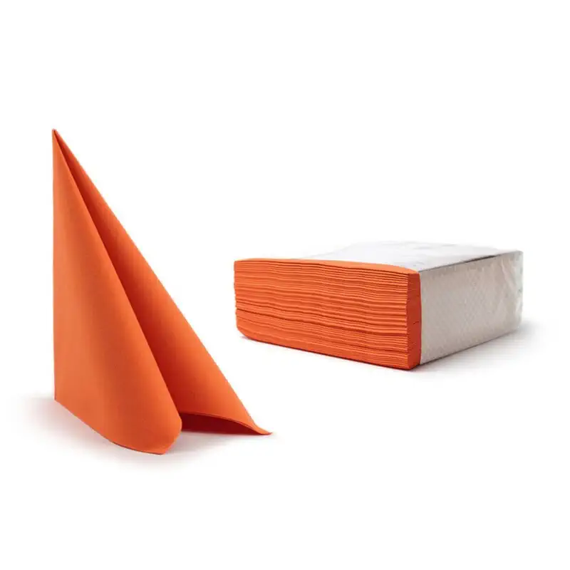 1600 Stück Zelltuch Servietten 40 x 40 cm, 1/4-Faltung, 3-lagig | 1 Karton = 8 x 200 Stück