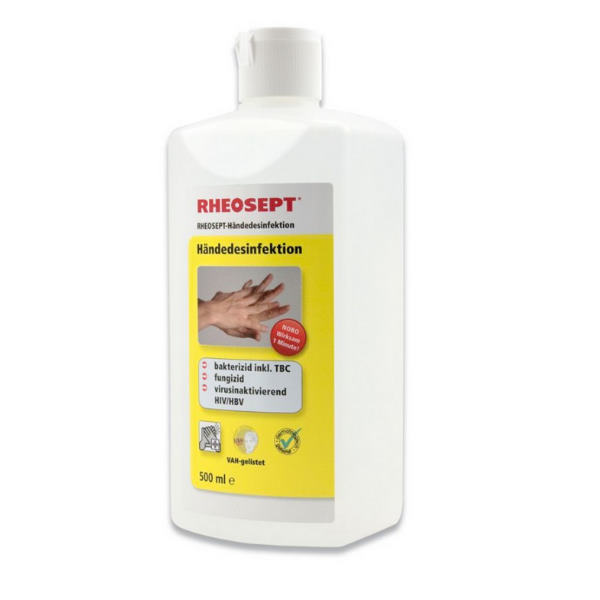 RHEOSEPT Händedesinfektionsmittel 500 ml |VE = 10 x 500 ml RHEOSEPT Händedesinfektionsmittel 500 ml |VE = 10 x 500 ml