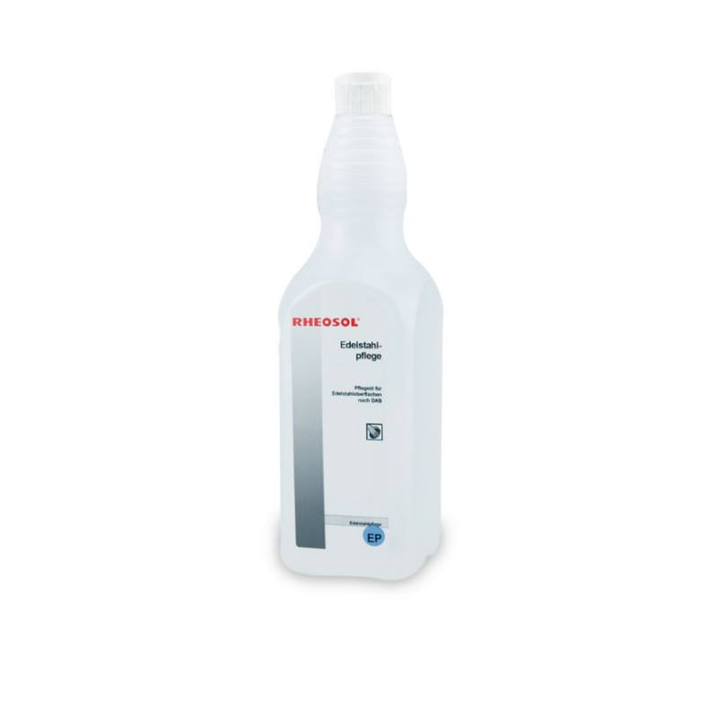 RHEOSOL Edelstahl Pflegespray  VE = 4 x 1 Liter Flasche + 1 Sprühkopf