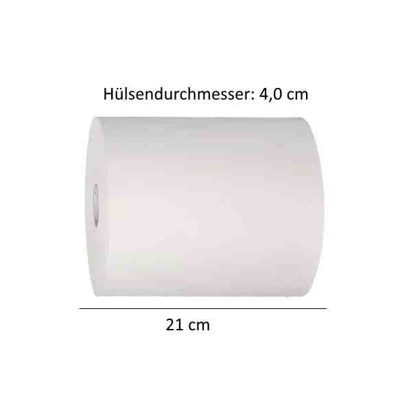 System-Handtuchrollen 21 cm x 130 m, 2-lagig | Karton = 6 Rollen