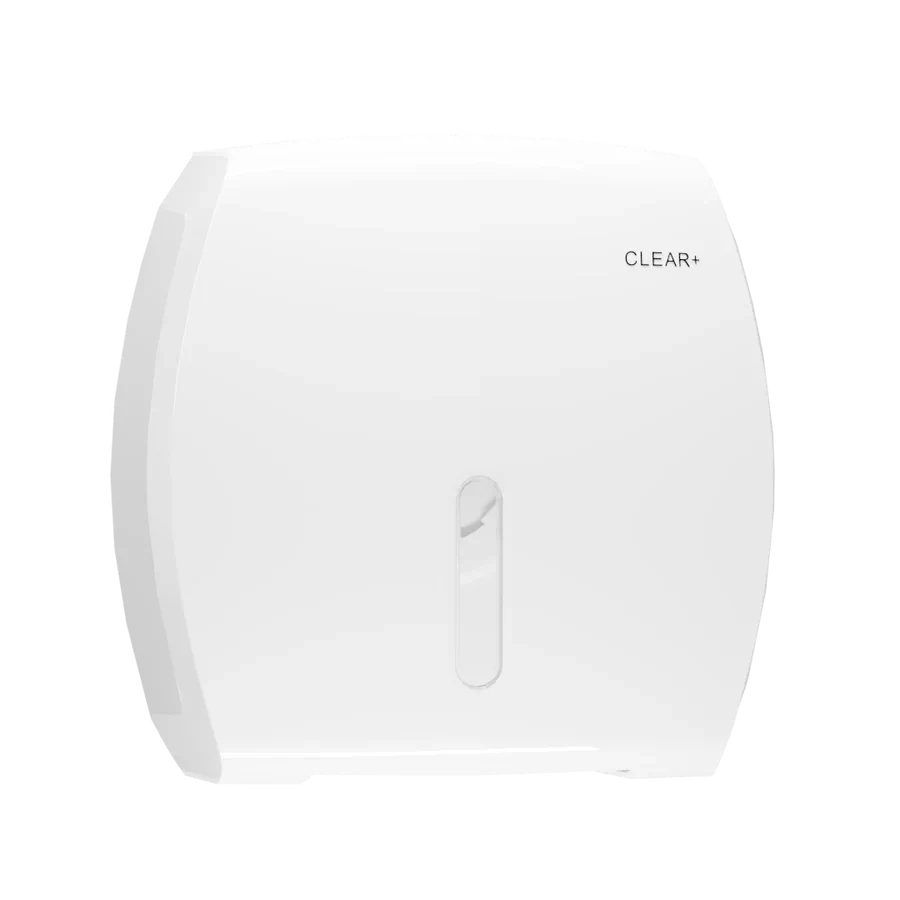 1701512   CWS Clear+ Jumbo Toilettenpapierspender wei