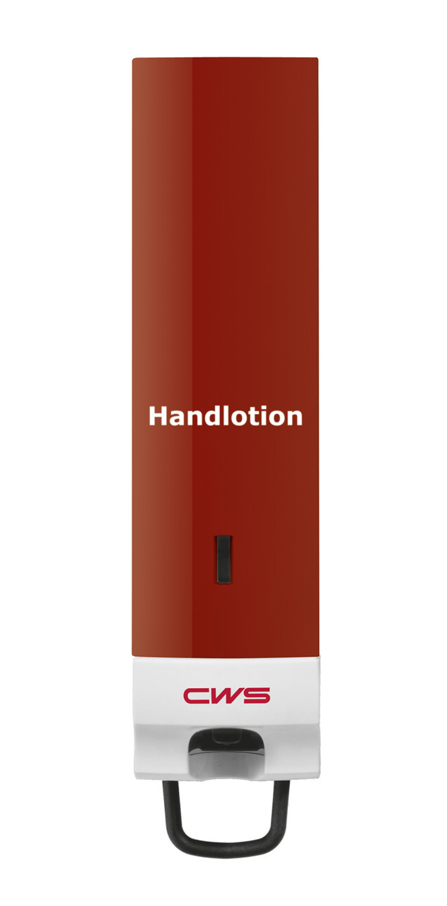 CWS Handlotionspender ParadiseLine Handlotion Slim 500 ml | mit Panel Rot CWS Handlotionspender ParadiseLine Handlotion Slim 500 ml | mit Panel Rot